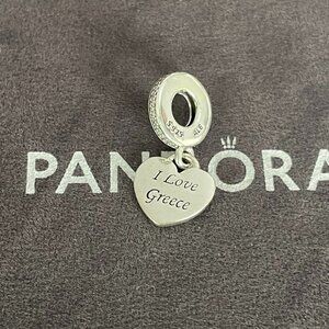 Pandora I Love Greece Exclusive Charm